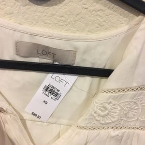 LOFT Dresses - NWT LOFT sleeveless white tassel dress LOFT Dresses - NWT LOFT sleeveless white tassel dress